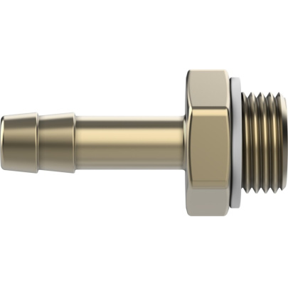 Hadicové hrdlo so závitom, nátrubok na rúrku, vonkajší BSPP (G) závit, Mosadz, FESTO